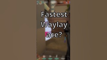 Fastest Waylay Ace in VALORANT?