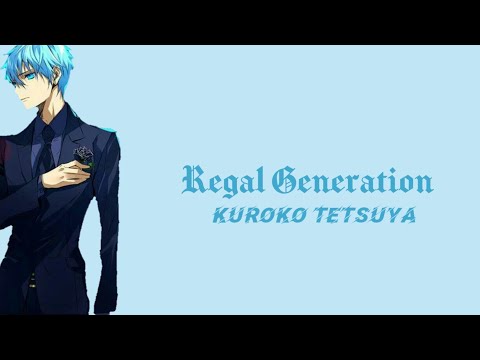 Kuroko Tetsuya Regal Generation Romaji Kanji English Full Lyrics