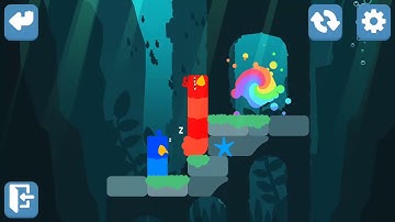 Snakebird Primer Level 52 Walkthrough