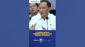 Kasus Beras Oplosan, 5 Merek Premium Dinilai Tak Sesuai Standar  #shorts