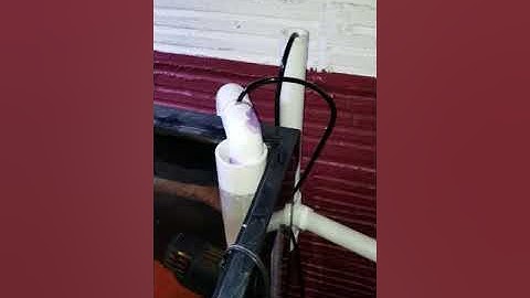 DIY pvc overflow and sump test run