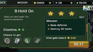 Gunship strike 3D || Battle || Level -8 hold on || chapter 2 || gun-7 screenshot 3