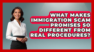 What Makes Immigration Scam Promises So Different From Real Procedures? - Middle East Migraters