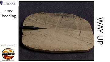 Cross bedding and how to use it to infer way-up direction in stratigraphic sequences