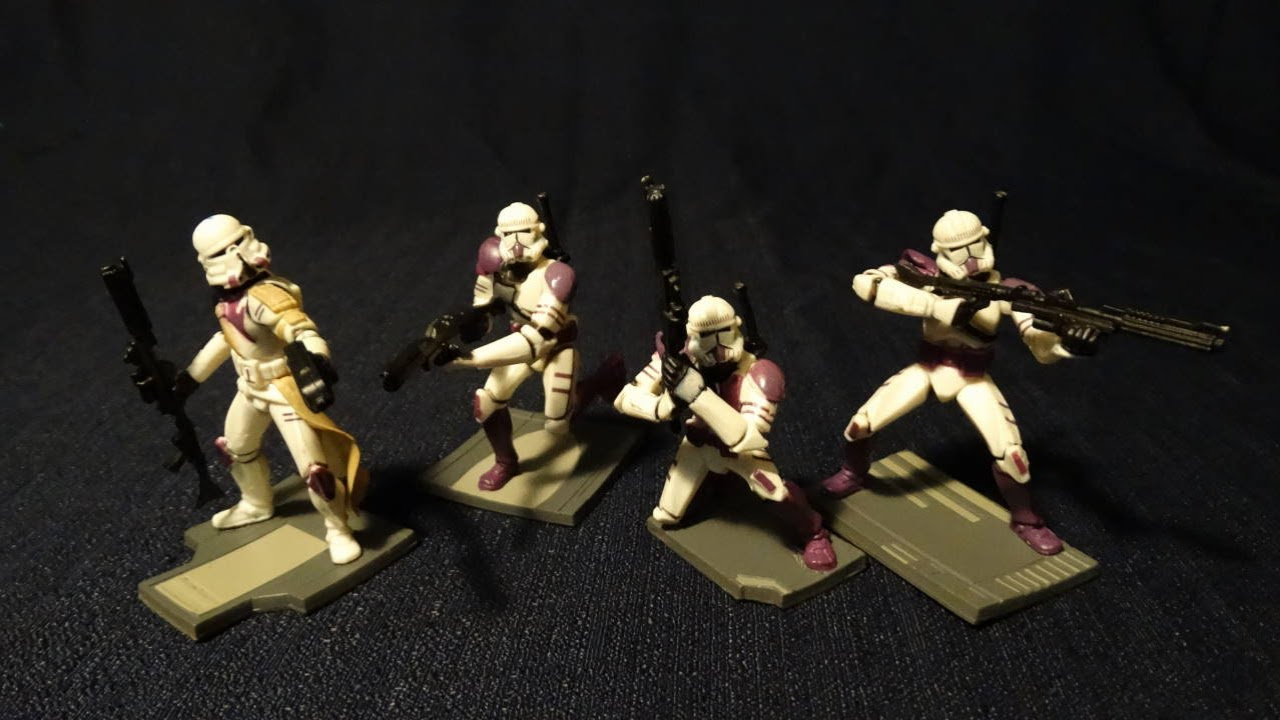 スター・ウォーズ UNLEASHED BATTLE PACK Hasbro Star Wars Unleashed Battle 4 Pack Shock Trooper Pack