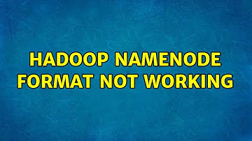 hadoop namenode format not working (2 Solutions!!)