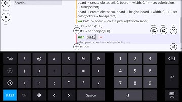 TouchDevelop Curriculum - Activity 2b (Creating a Pong clone on a Tablet)