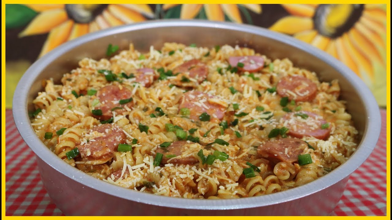 MACARRÃO CREMOSO DE UMA PANELA SÓ SUPER FÁCIL E DELICIOSO