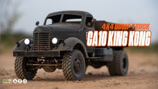 E3S-RC Truck CA10 KING KONG 4X4 Dump Truck | Rc Scale 1/12