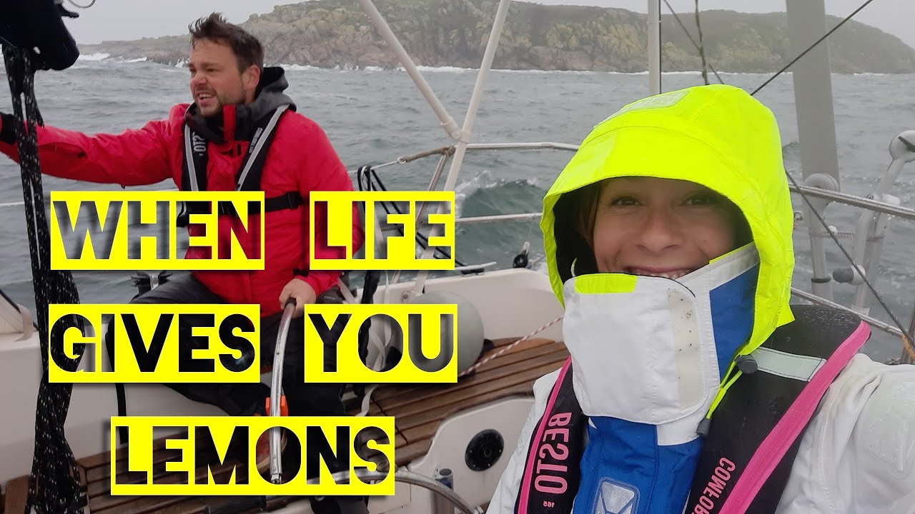 RAINY sailing and arriving in PORTUGAL in the DARK