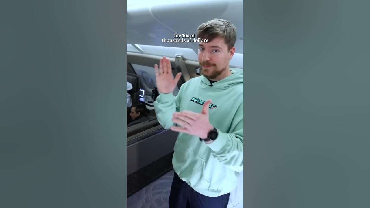 How much MrBeast was paid by airlines😱💰 YouTube