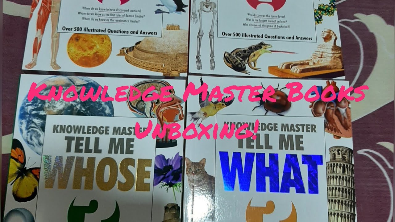 Knowledge Master Books Unboxing! - YouTube