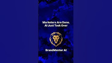 ⚡ Discover Brand Mentor AI — the tool replacing entire marketing teams. Start free today👇