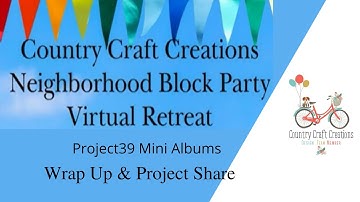 Wrap-up of Country Craft Creations Virtual Scrapbooking Retreat! My projects from a virtual retreat
