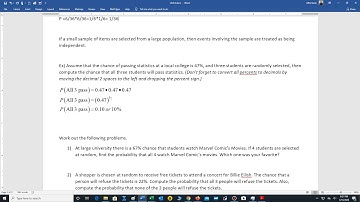 Lecture 4 Probability Mr Swan