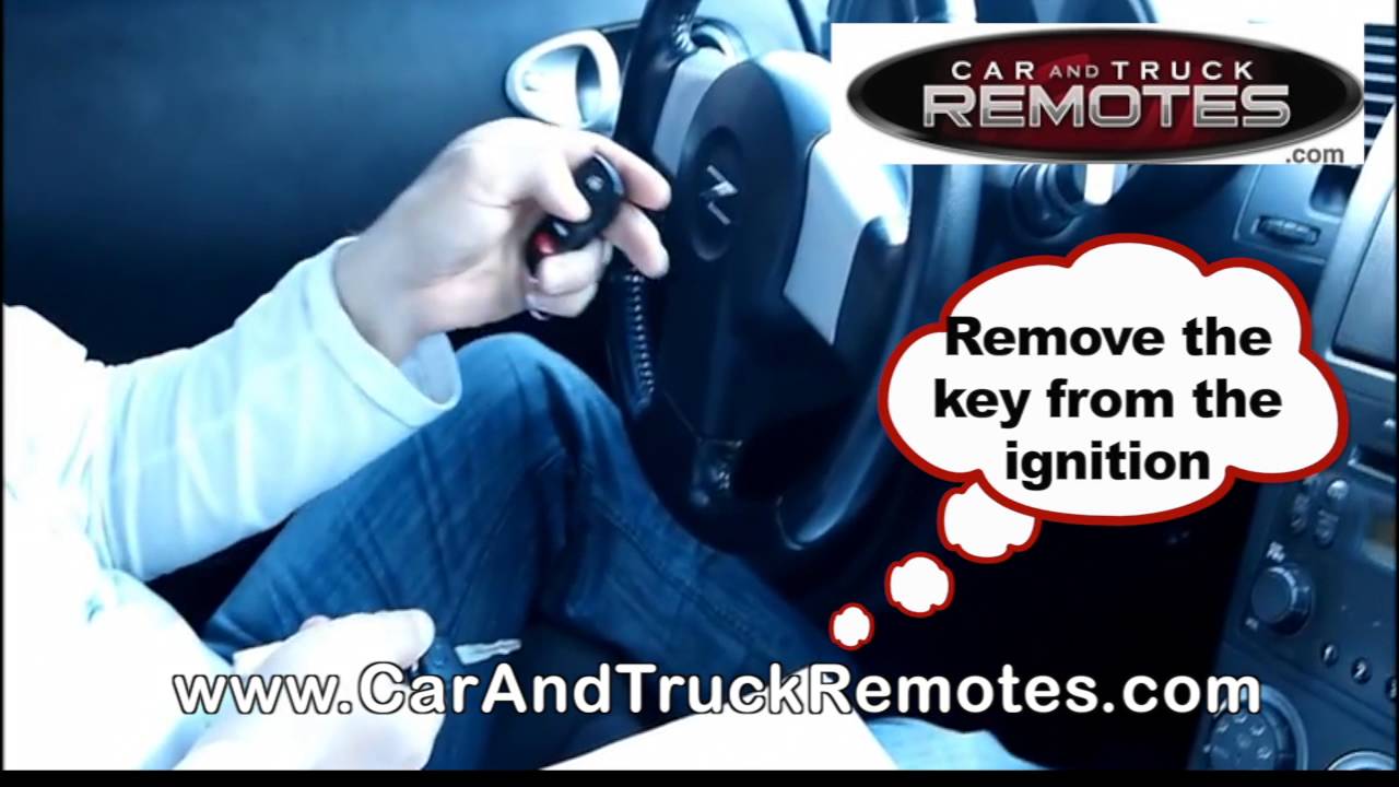 Nissan Frontier Truck Replacement Remote Programming 1998 2010 - YouTube