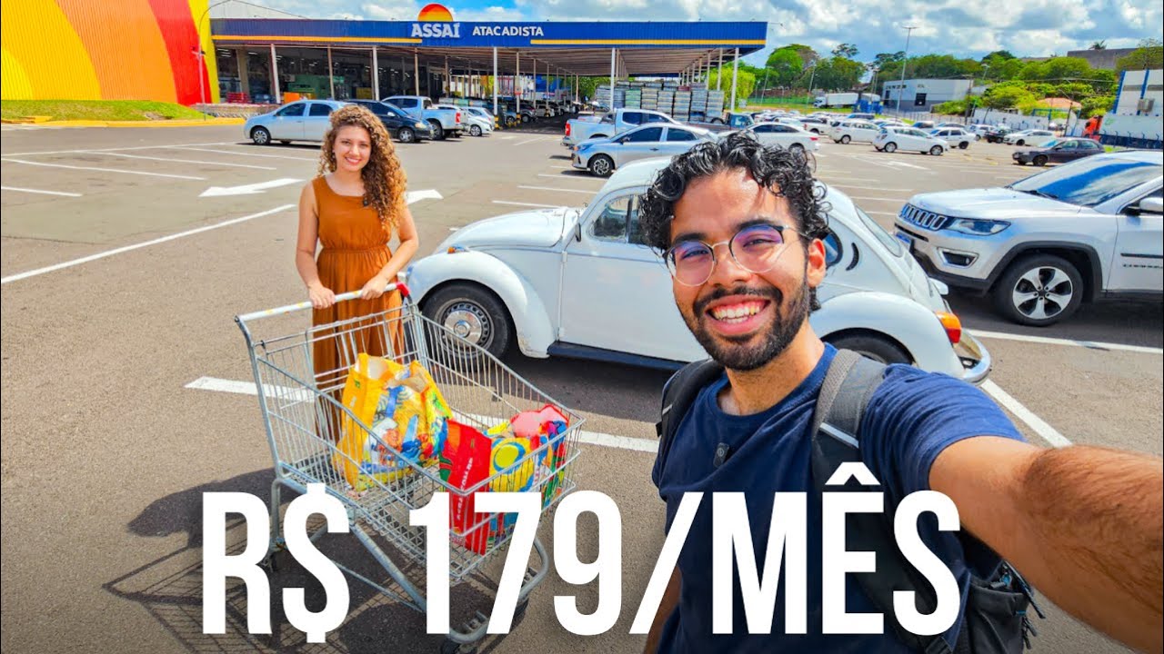 PRIMEIRA COMPRA DO MÊS COM O NOSSO FUSCA! (nosso recorde de economia)
