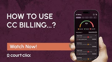 How to use CC Billing? | Best Legal Billing Software for Lawyers in India | CC Billing Tutorial