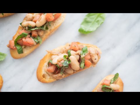 Tomato And White Bean Bruschetta Recipe