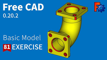 FreeCAD Tutorial for beginners,basic model exercise-81