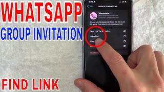 ✅ How To Find WhatsApp Group Invitation Link 🔴 screenshot 2