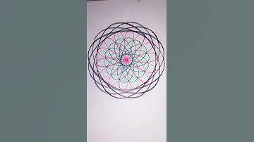 #spirograph 🪄 📏#2024 #art #drawing #satisfying #relax #draw #design #magic #ruler #asmr #shorts #fun