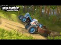 Spintires MudRunner UMZ 6A Old Tractor Can&#39;t Drive Uphill