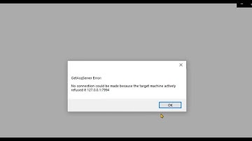 Solving the GetAcqServer Error in Chromperfect