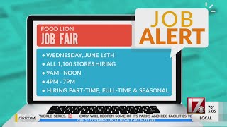 CBS 17 Job Alert - Food Lion holding job fair