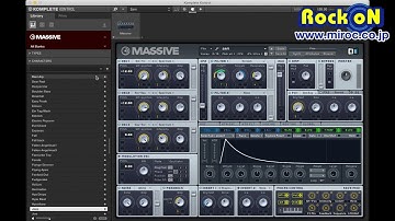 003:MASSIVE ☆Native Instruments KOMPLETE 全音源試聴！