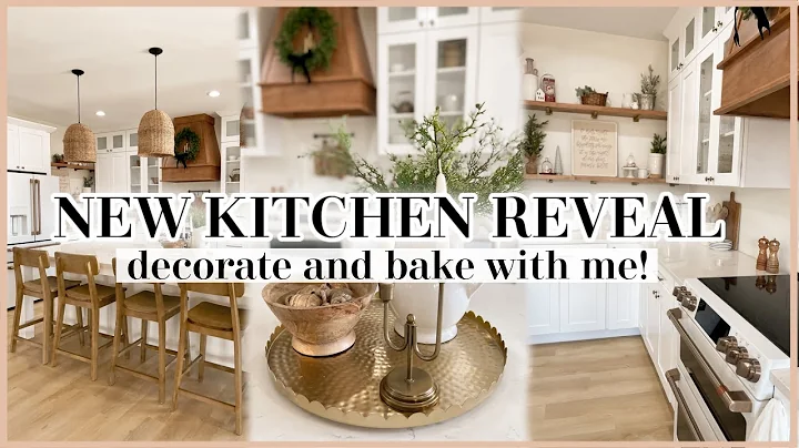 NEW HOME BUILD KITCHEN REVEAL | Christmas Kitchen ...