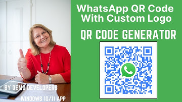 How To Create WhatsApp QR Code With Custom Logo | QR Code Generator App