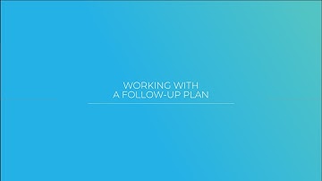 Zap - Working with a Follow-Up Plan