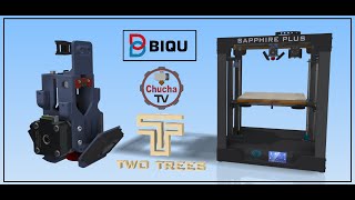 BIQU H2 V2 Extruder Dual Gear Feeding 3d принтер Twotrees Sapphire Pro (SP-3)