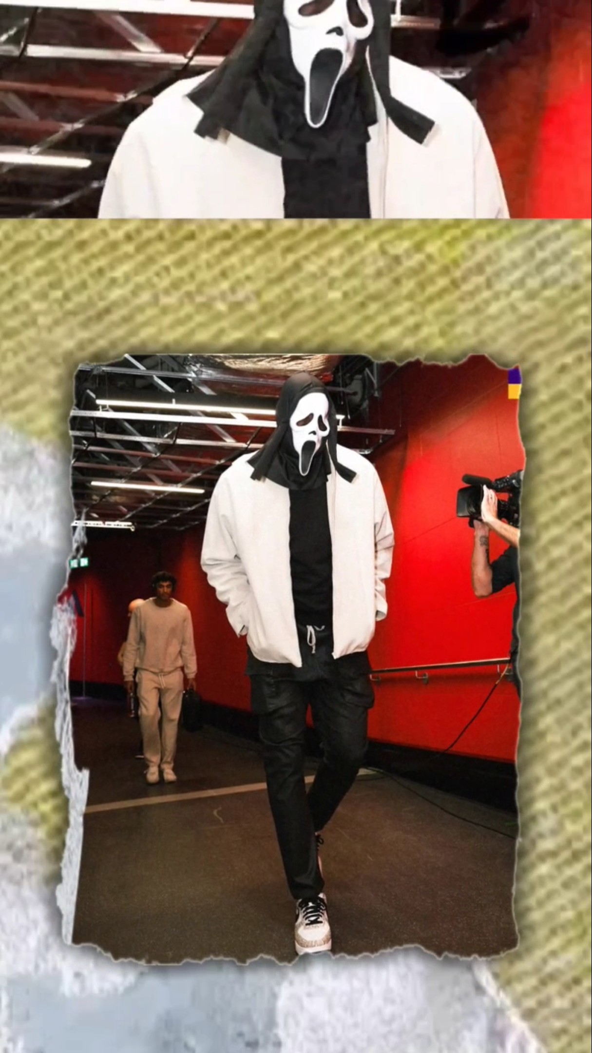 LEBRON \u0026 THE BROW PLAY BILLY LOOMIS \u0026 STU MACHER #nba  #lakers #toronto #scream #lebronjames