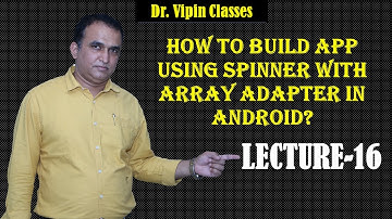 Spinner using array adpater in android