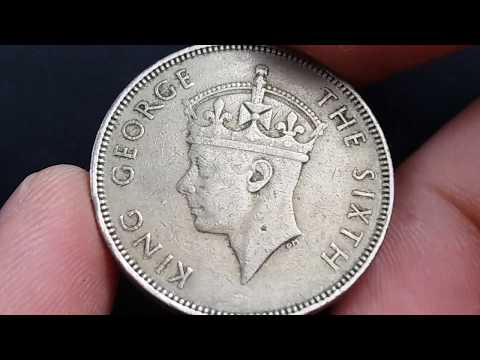 ONE RUPEE MAURITIUS Coin 1951:ONLY 1 MILLION pcs MADE (coins value on description section)