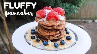 Easy Fluffy Pancakes Recipe | How to Make Healthy Banana Oat Pancakes From Scratch: 5 Ingredients