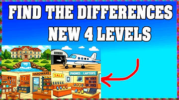 4 NEW LEVELS FIND THE DIFFERENCES Roblox Walkthrough [Full Guide in English] 🔎