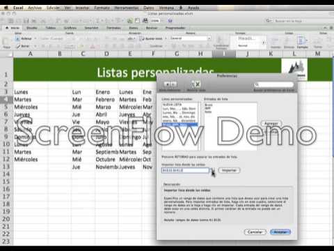 Excel para Mac crear lista desplegable Excel para Mac crear lista desplegable