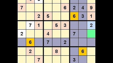 How to Solve Guardian Sudoku Hard 5157 March 11, 2021
