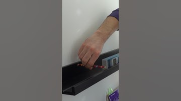 How to Install an IKEA picture ledge