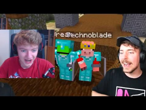TommyInnit Reacts To 0,000 Dream vs Technoblade Duel!