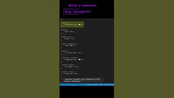 💻 CSS 2a 💻 element, class and id selectors 💻 #html #html5 #css #css3 #csscourse