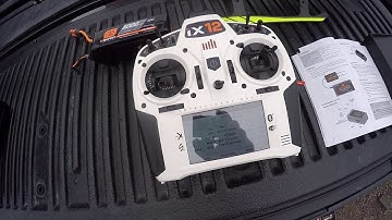 Spektrum FC6250HX Telemetry Screen on IX12