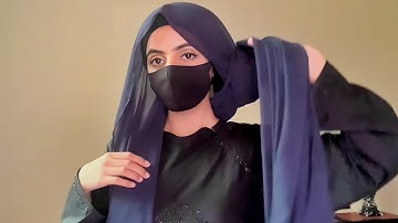 One minute full coverage hijab tutorial