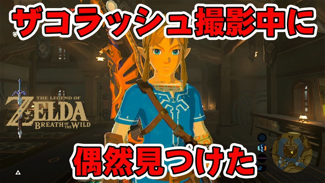 ゼルダの伝説 ザコラッシュの撮影中にザコキャラを探していたら偶然