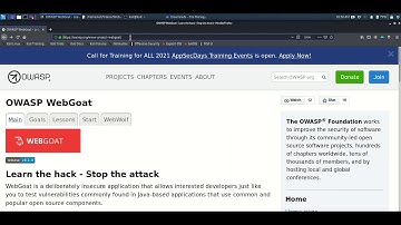 How to install WebGoat