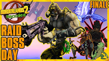 The Raid Bossing in this Mod is ABSURD! | BL2 Recoded Krieg FINALE Funny Moments and Drops