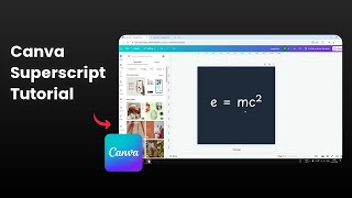 How to Exponent Superscript in Canva